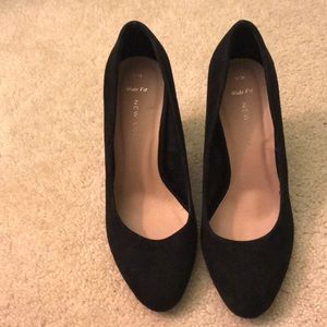 New Look black suede heels